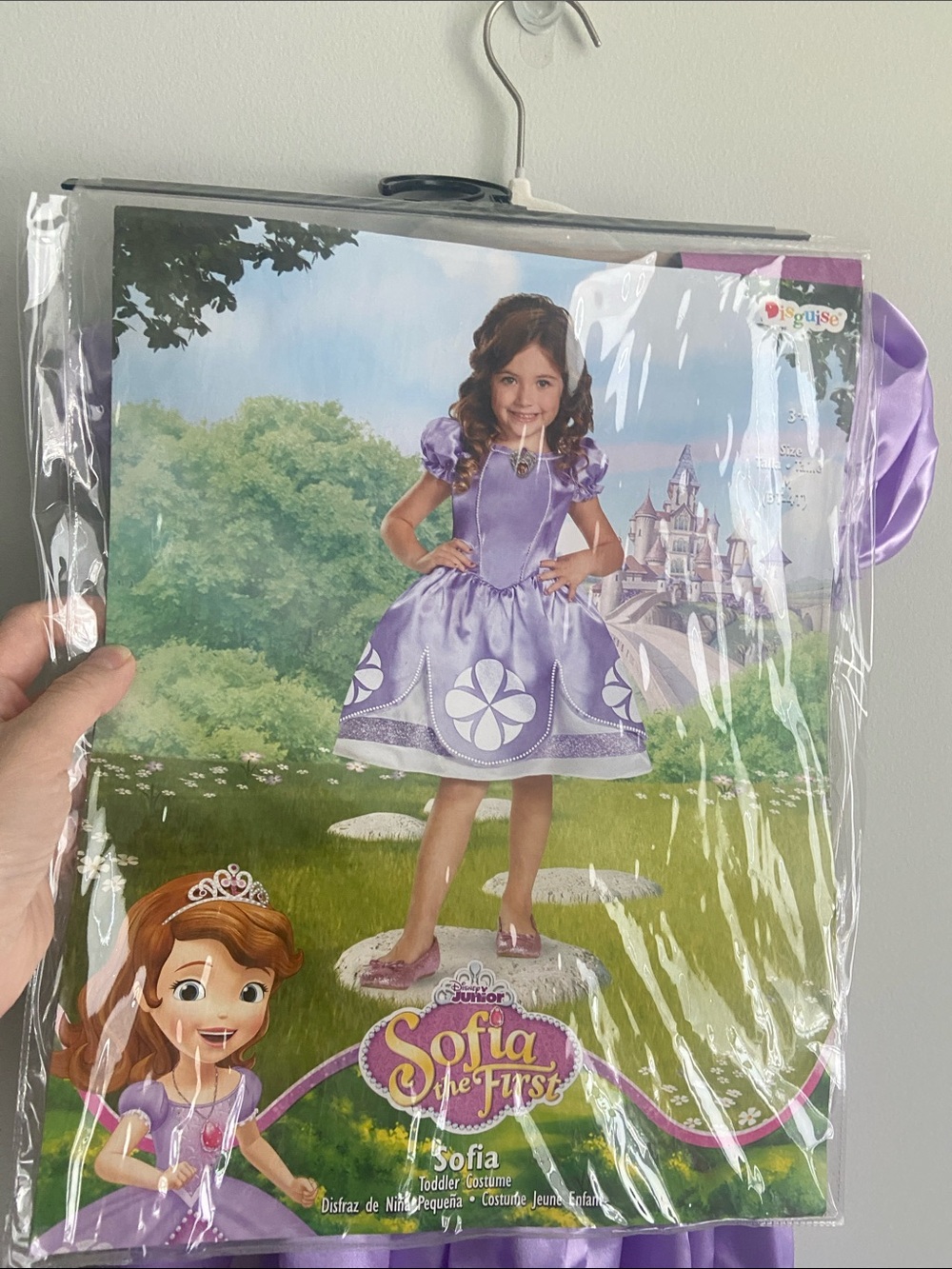 Disney Lavender Sofia the First Girls' Princess Dress Costume 3T-4t - Picture 8 of 8